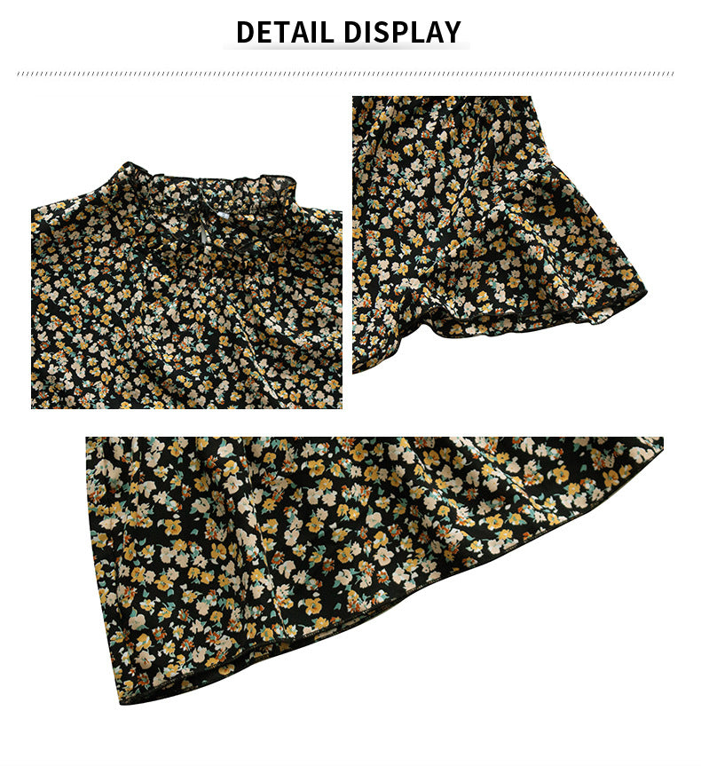 Women's Dress Summer New Floral Print Women's Top Holiday Fashihon Dress