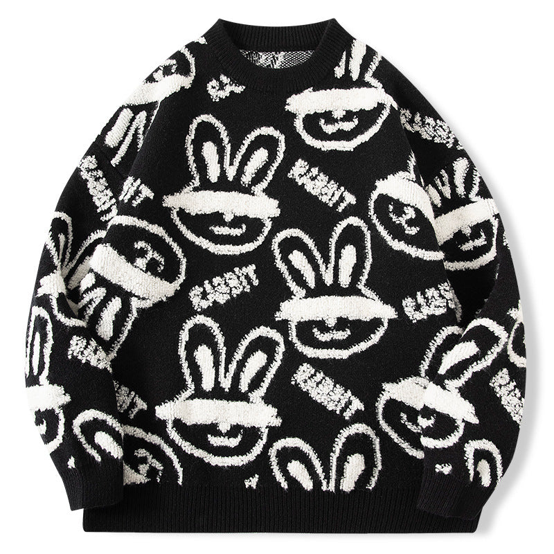 Trend Rabbit Year Sweater Couple Thickened Sweater For Female
