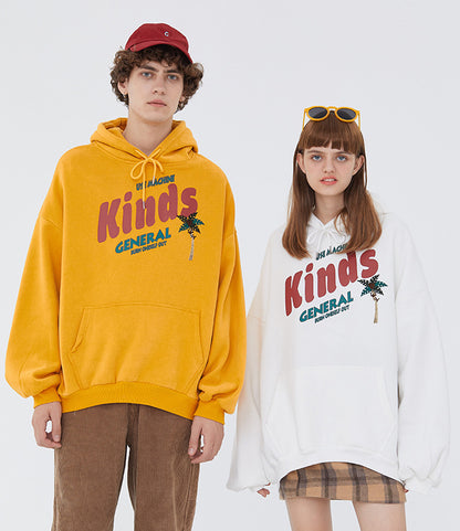 Autumn And Winter Plus Fleece Hooded Couple Hoodie Loose Korean Bf Print Lazy Port Style Casual Coat