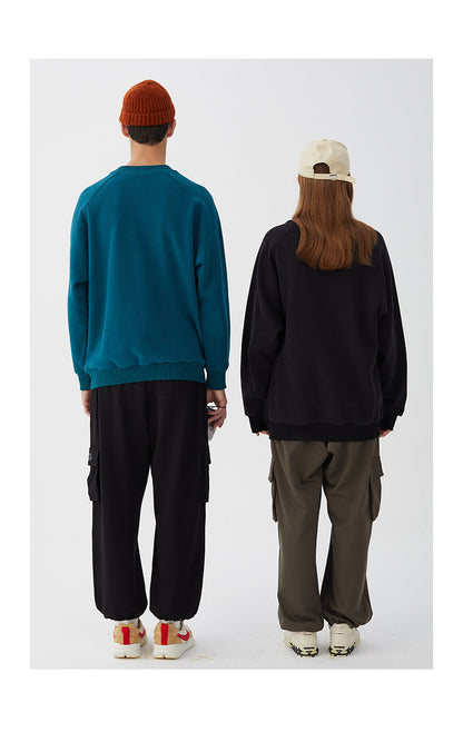 Lovers  Plus Fleece Small Daisy Hoodie Version New Embroidery Tide