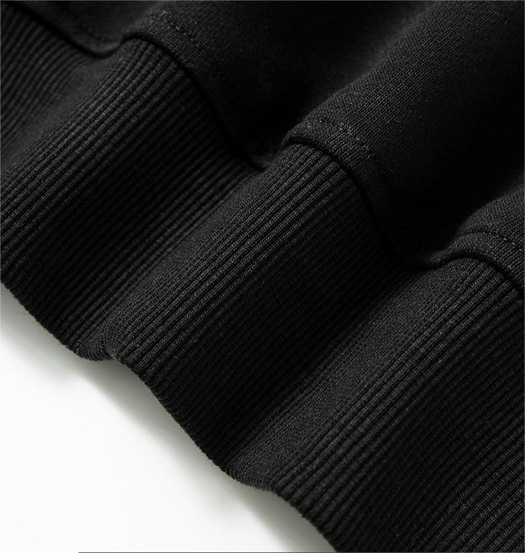 Autumn And Winter Flower Rabbit Embroidery Pure Cotton Round Neck Hoodie