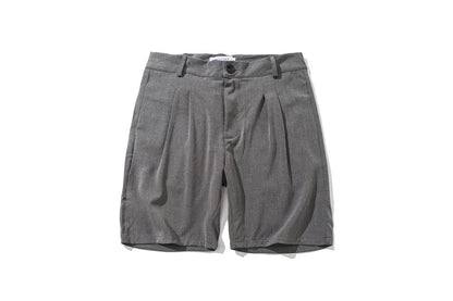 Summer New Solid Color Small Dress Pants Couples With Ins Shorts Men Loose Tide