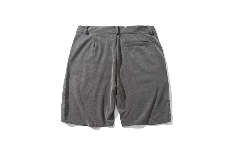 Summer New Solid Color Small Dress Pants Couples With Ins Shorts Men Loose Tide
