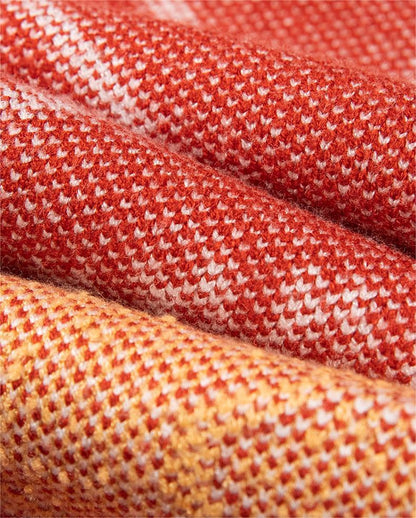 Cartoon Rabbit Embroidered Crewneck Sweater National Fashion Oversized Fit