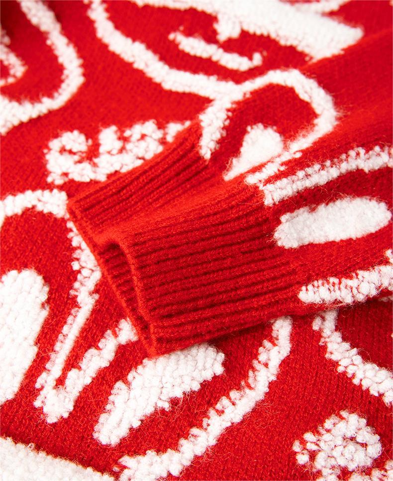 Trend Rabbit Year Sweater Couple Thickened Sweater For Female