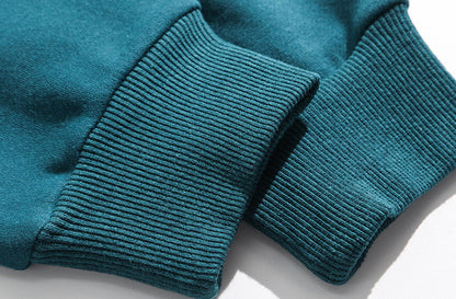 Lovers  Plus Fleece Small Daisy Hoodie Version New Embroidery Tide