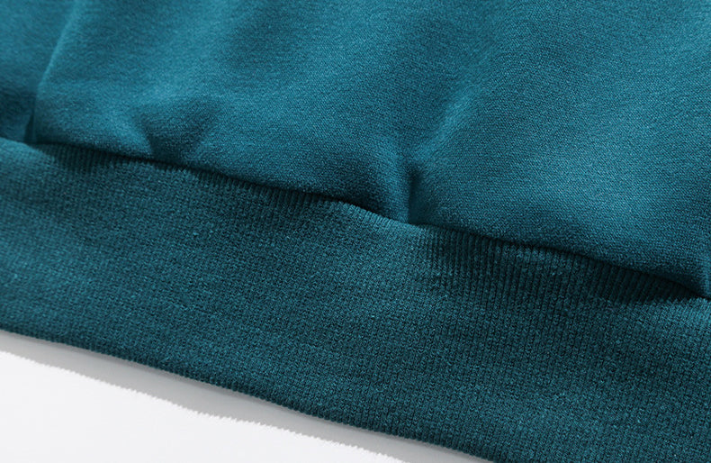 Lovers  Plus Fleece Small Daisy Hoodie Version New Embroidery Tide