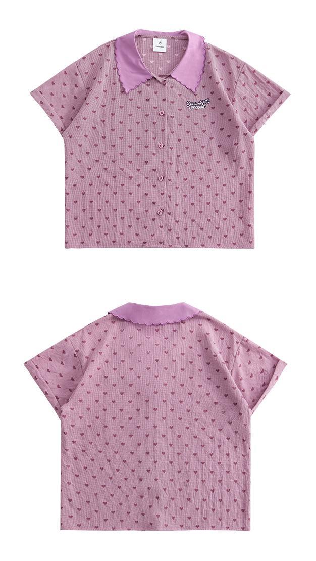 Sweet Pleated Skirt Plaid Skirt Summer Love Skirt Short Sleeve Shirt Summer Women