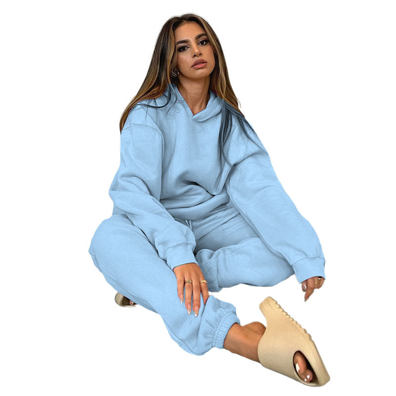 Solid Color Leisure Wear Comfortable Customized Support Hoodie For Women