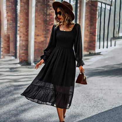Elegant Style Stylish Texture Long Dress For Women