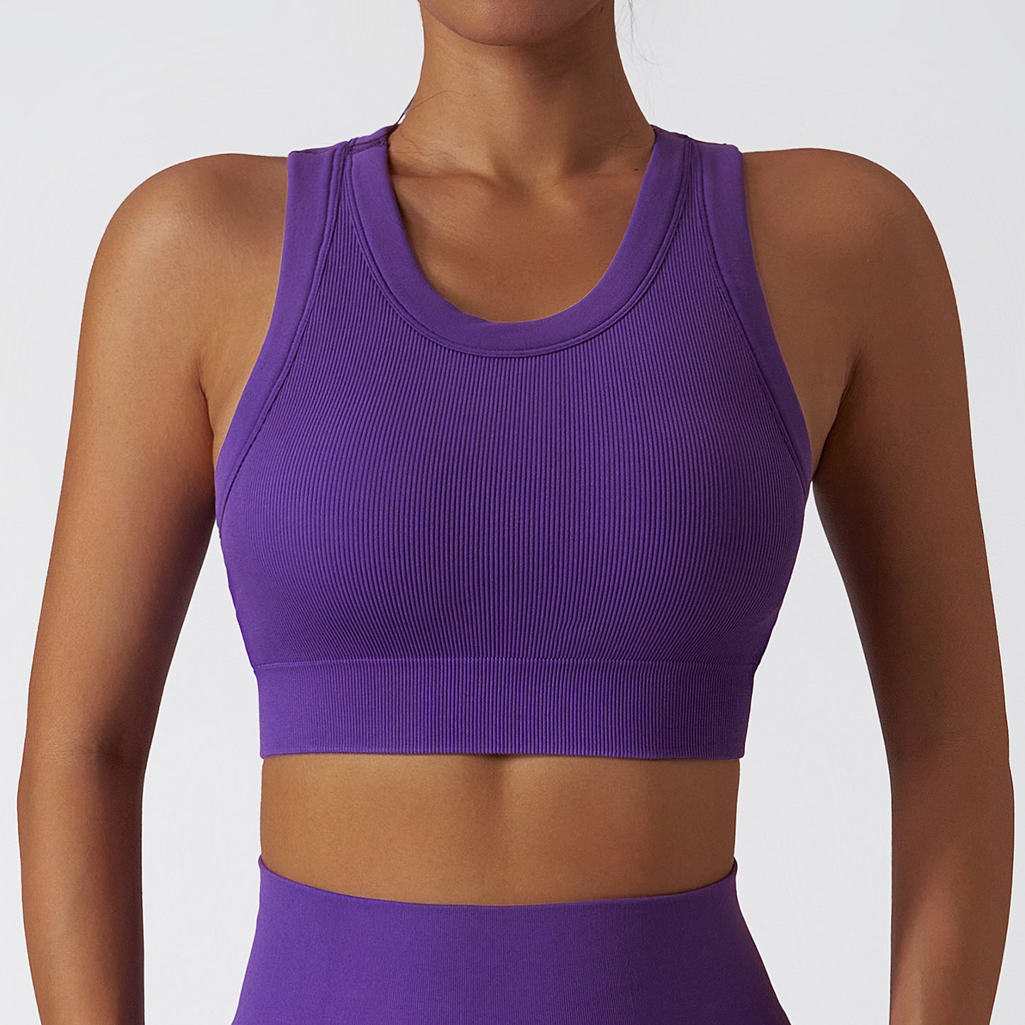 Basic Seamless Style Yoga Active Multiple Colors Select Crop Top For Women