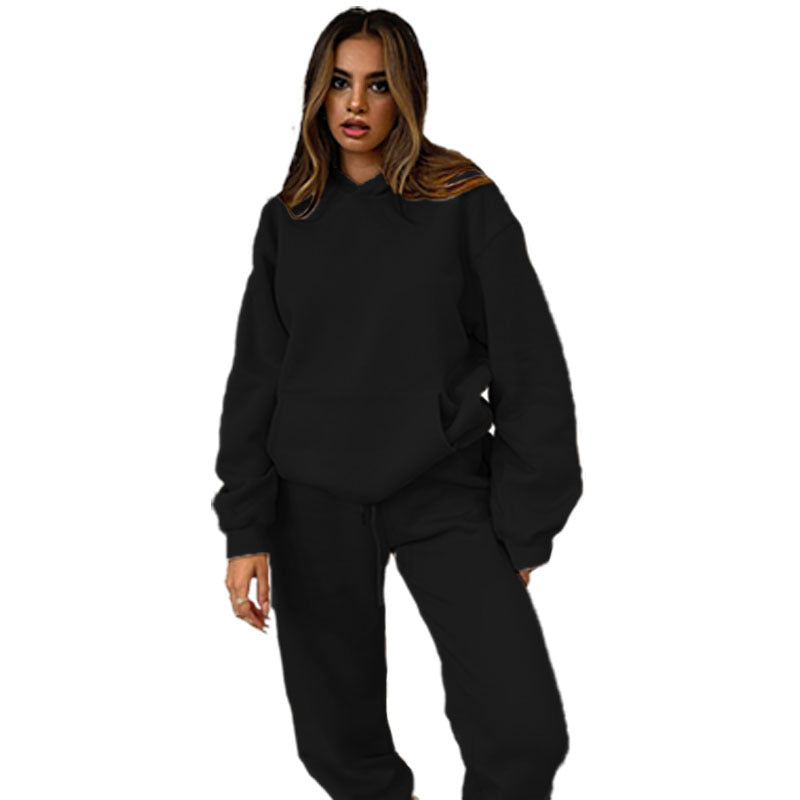 Solid Color Leisure Wear Comfortable Customized Support Hoodie For Women