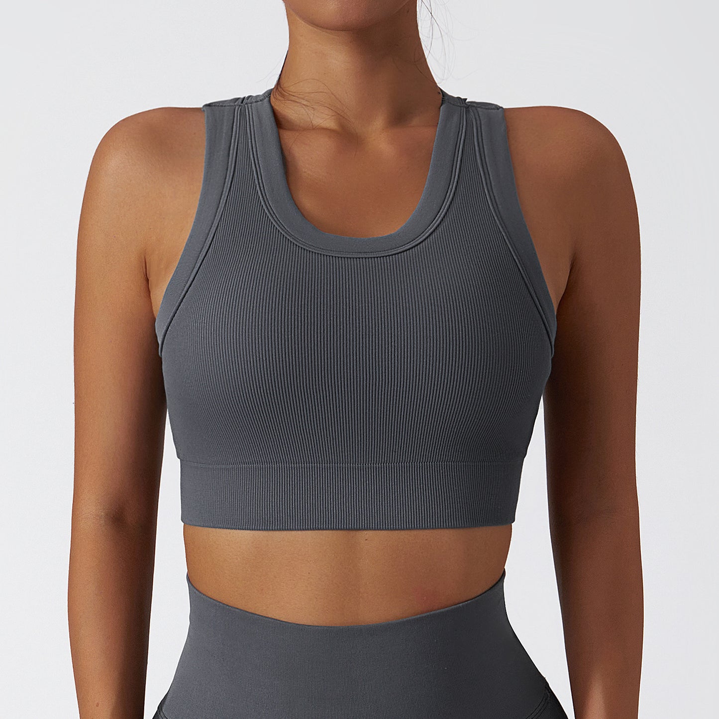 Basic Seamless Style Yoga Active Multiple Colors Select Crop Top For Women