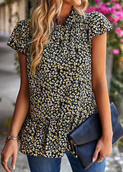 Women's Dress Summer New Floral Print Women's Top Holiday Fashihon Dress