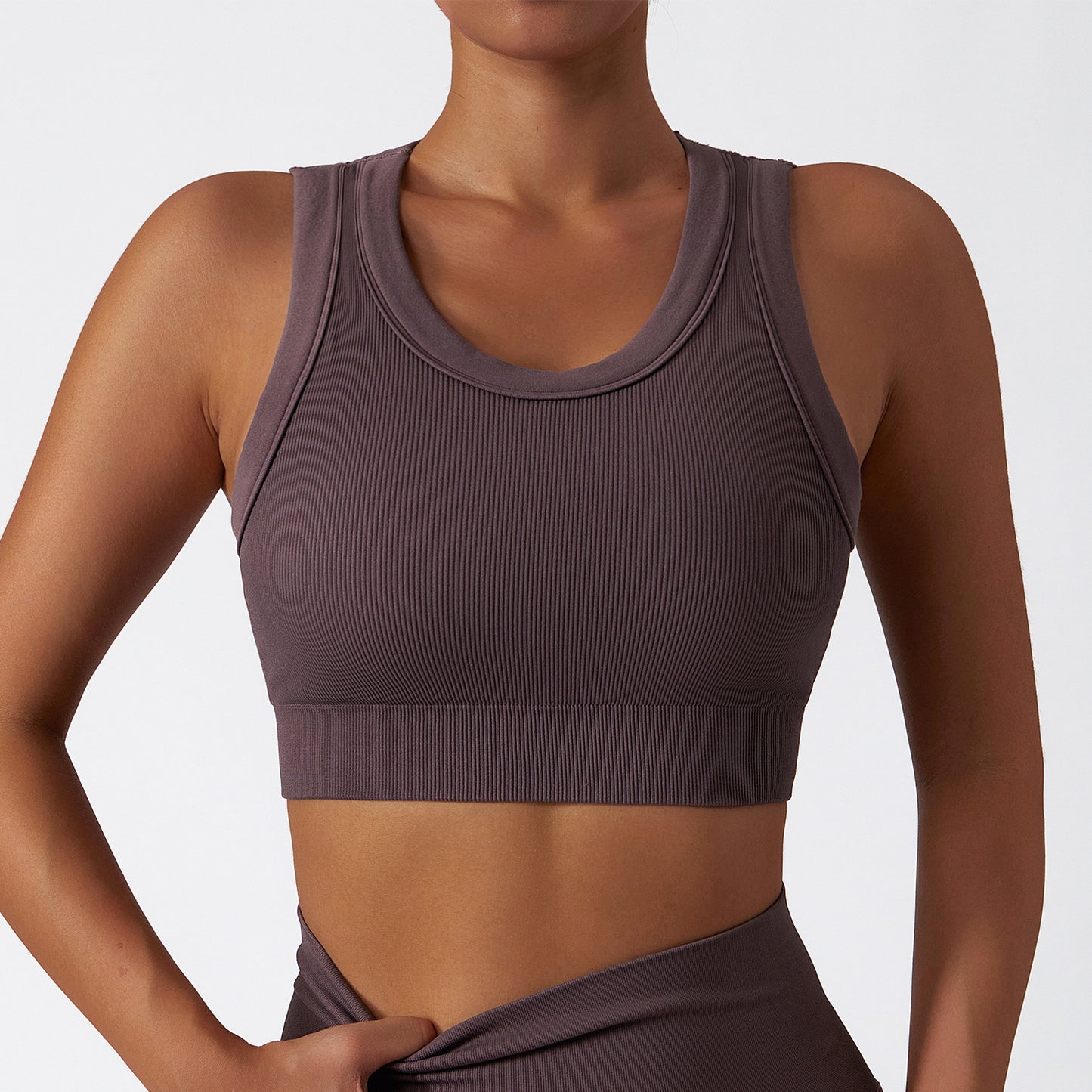 Basic Seamless Style Yoga Active Multiple Colors Select Crop Top For Women