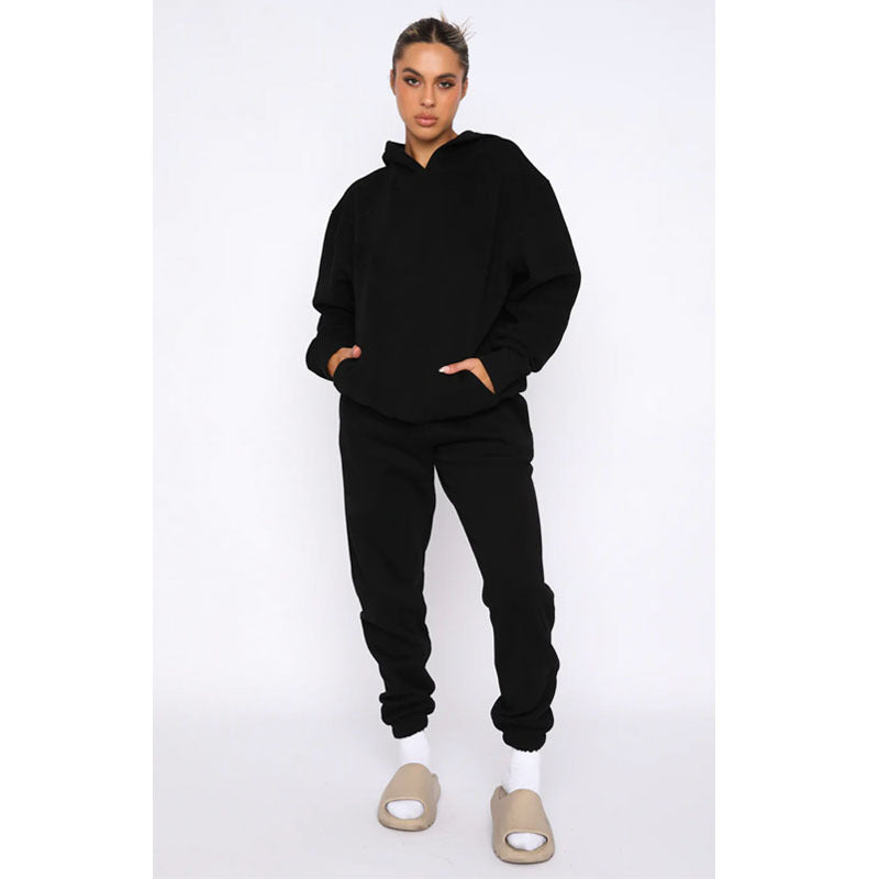 Solid Color Leisure Wear Comfortable Customized Support Hoodie For Women