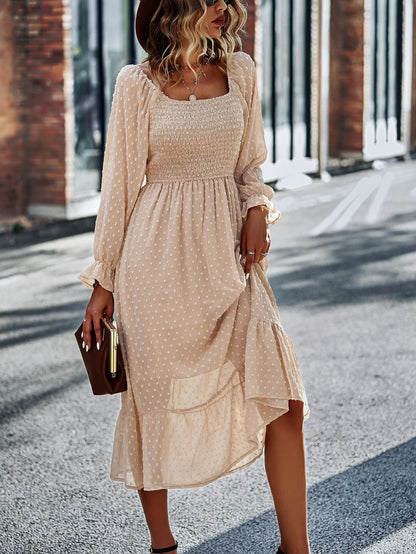 Elegant Style Stylish Texture Long Dress For Women