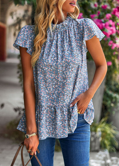 Women's Dress Summer New Floral Print Women's Top Holiday Fashihon Dress