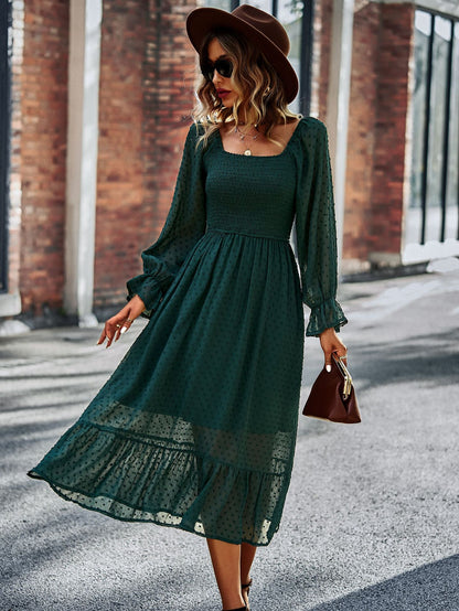 Elegant Style Stylish Texture Long Dress For Women