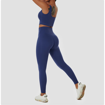 Recycle Material Gym Wear Aactive Wear Seamless Yoga Crop Top Basic Style For Women