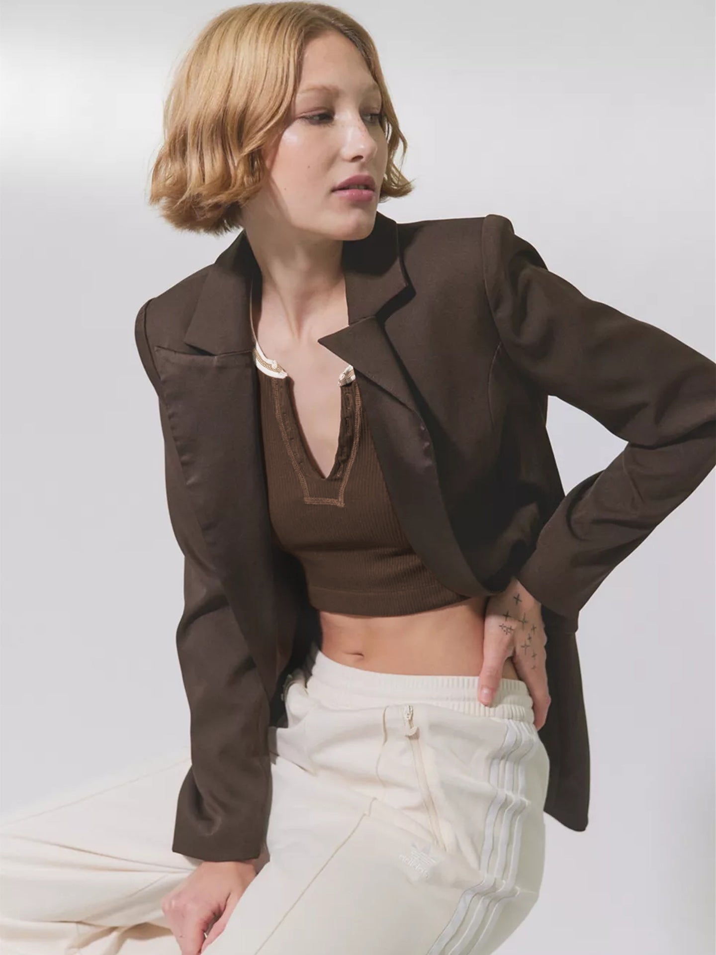 Sexy Low Cut Crop Top Tshirt High Quality For Women