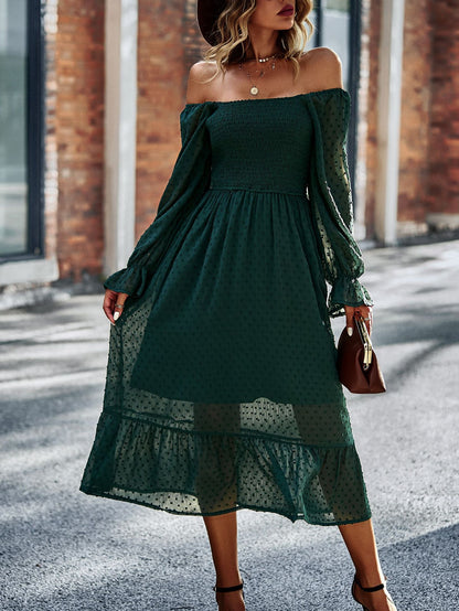 Elegant Style Stylish Texture Long Dress For Women