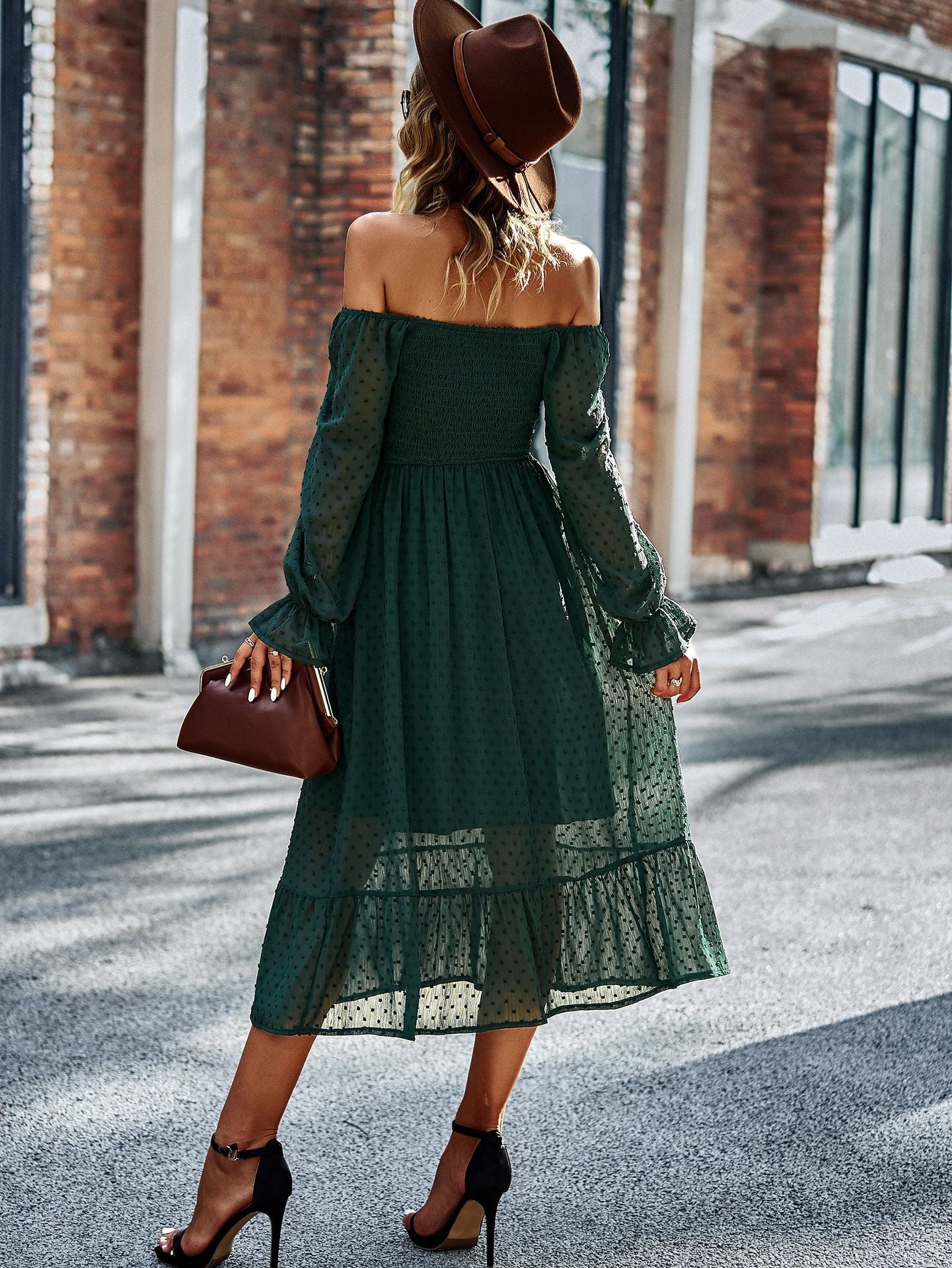 Elegant Style Stylish Texture Long Dress For Women