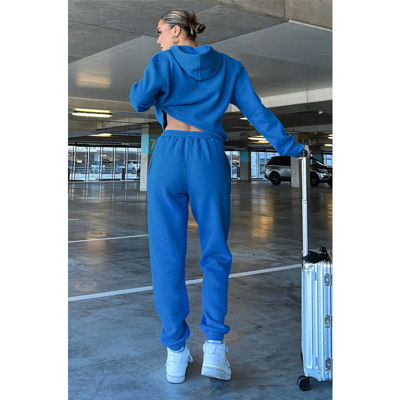 Solid Color Leisure Wear Comfortable Customized Support Hoodie For Women