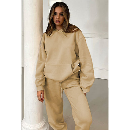 Solid Color Leisure Wear Comfortable Customized Support Hoodie For Women