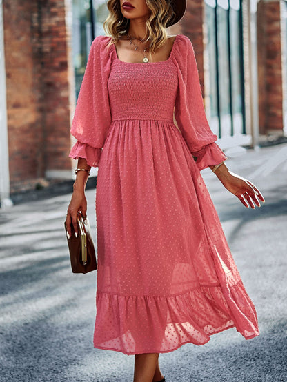 Elegant Style Stylish Texture Long Dress For Women