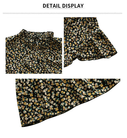 Women's Dress Summer New Floral Print Women's Top Holiday Fashihon Dress