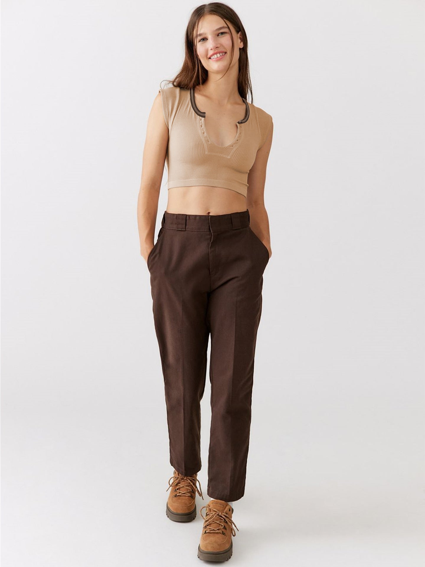 Sexy Low Cut Crop Top Tshirt High Quality For Women