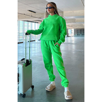 Solid Color Leisure Wear Comfortable Customized Support Hoodie For Women