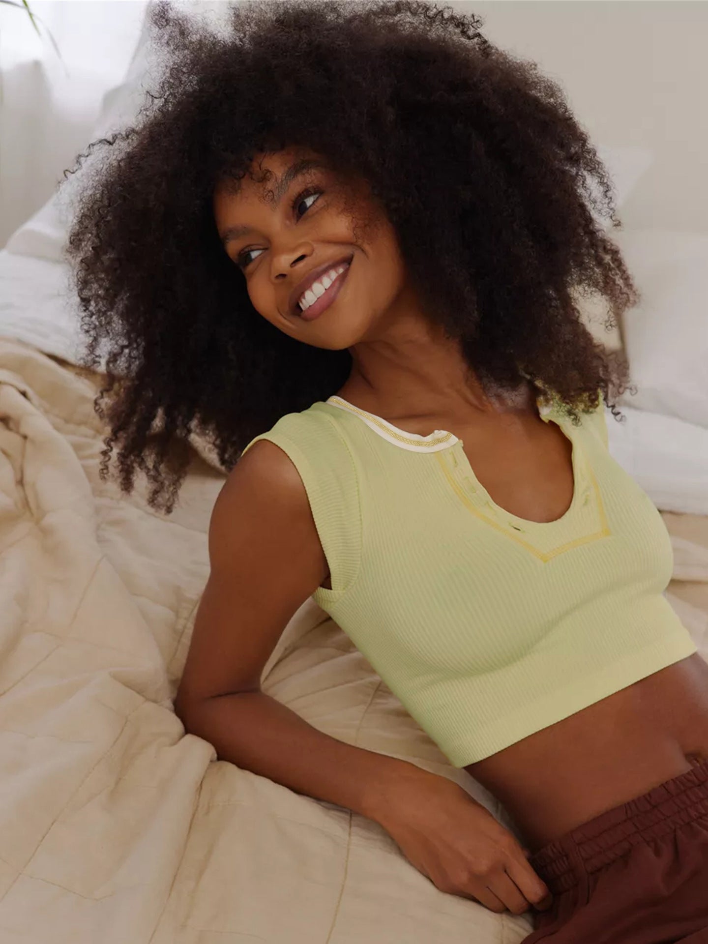 Sexy Low Cut Crop Top Tshirt High Quality For Women