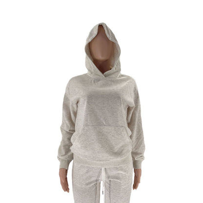 Solid Color Leisure Wear Comfortable Customized Support Hoodie For Women